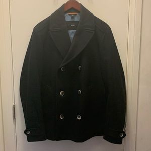 Hugo Boss Cashmere Peacoat black